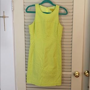 Banana Republic Milly Collection Neon Dress Sz 2